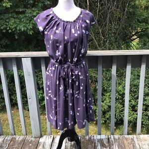 Lauren Conrad printed sleeveless dress